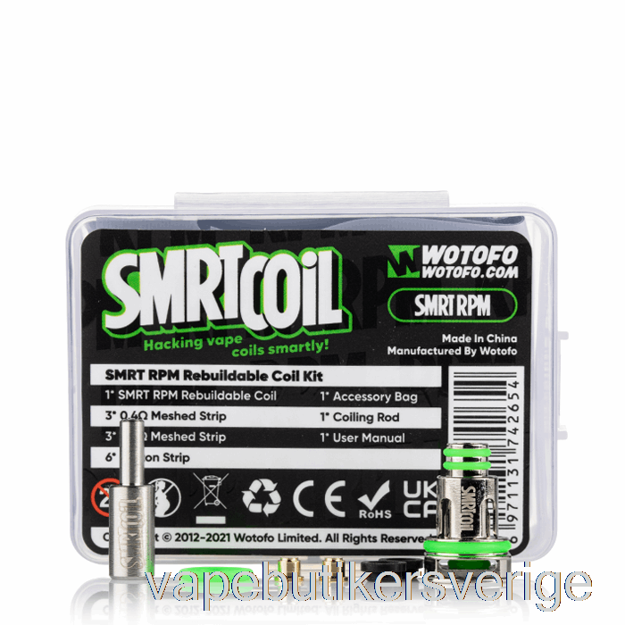 Vape Sverige Wotofo Smrt Rebuildable Coil Kit [rpm] Rebuildable Coil Kit